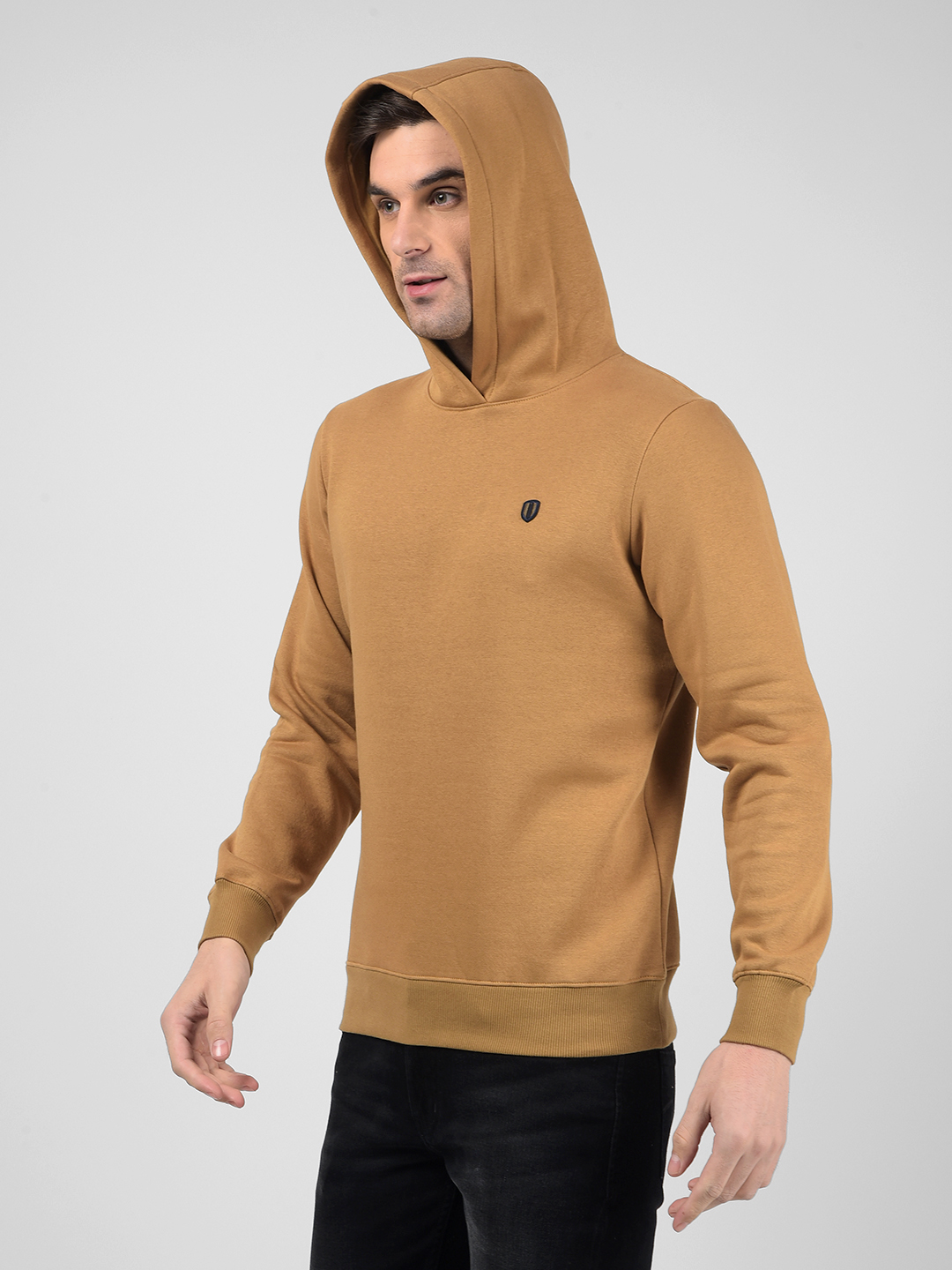 Numero Uno Men Solid Brown Sweat Shirt
